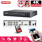 Цифровой видеорегистратор, 8 каналов, 4K, 8 Мп, 5 МП, 1080P, 6 в 1, аналоговая IP-камера AHD, P2P NVR, система видеонаблюдения, DVR, H.265, 4 ТБ, HDD