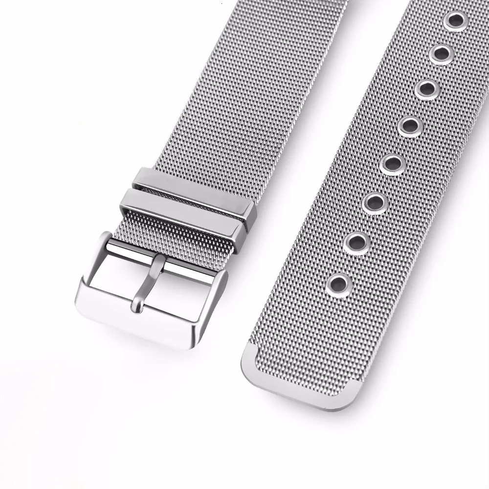FOHUAS Миланская петля для apple watch Series 3 2 1 сменный Браслет iwatch ремешок из нержавеющей стали Пряжка с разъемом