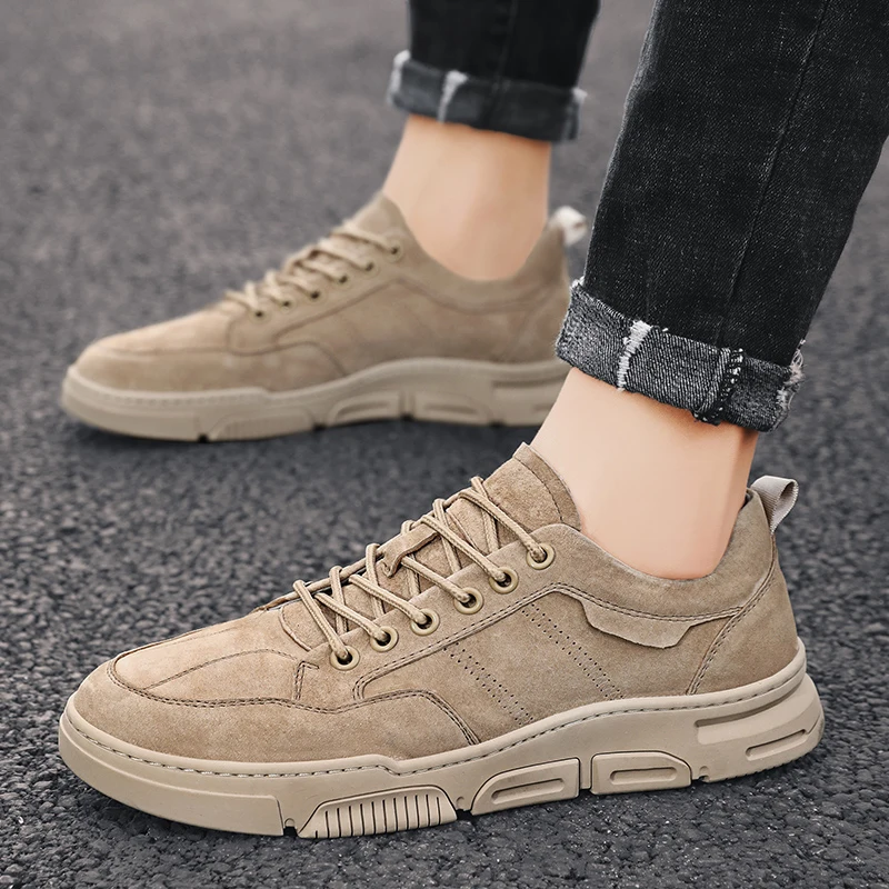 Кожаные туфли мужские повседневные оксфорды на шнуровке высококачественные