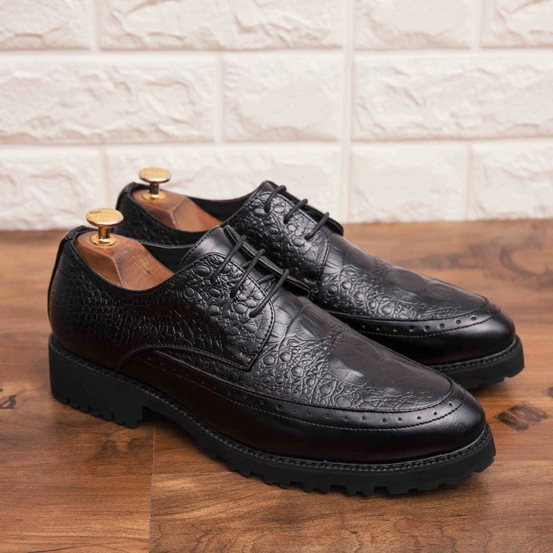 men's casual shoes breathable leather loafers business office shoes men's driving moccasin shoes comfortable slippery shoes