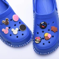 cute cartoon pvc shoe charms for crocks decorations accessories crystal animals unicorns jibz for croc kids gift