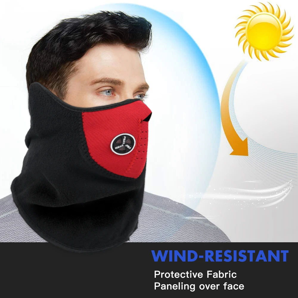 Мотоциклетная Балаклава для шеи маска лица с полузащитным покрытием дышащая