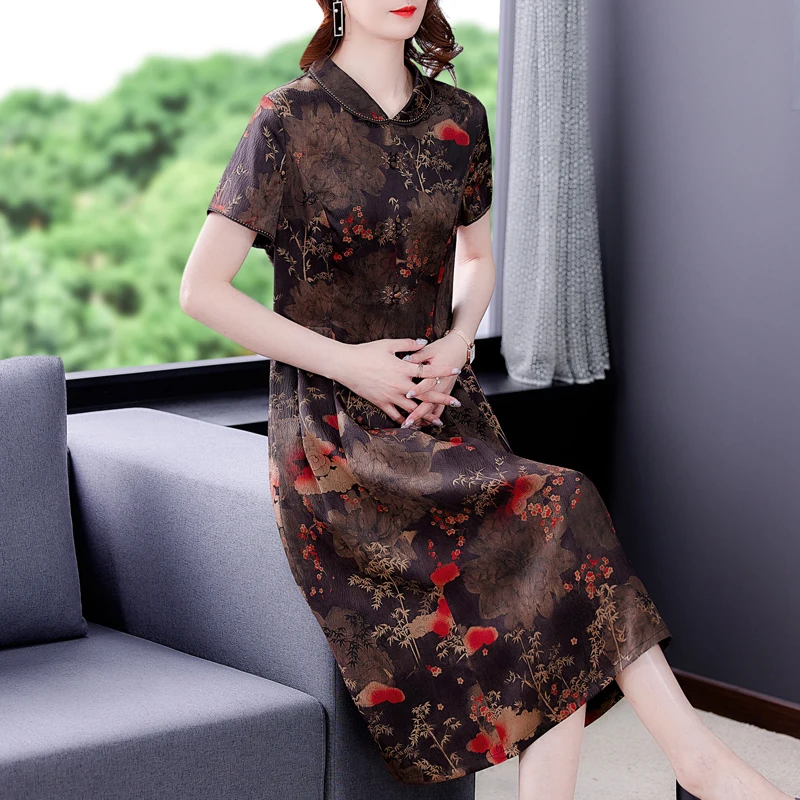 

Платье COIGARSAM женское на молнии, офисное платье в стиле пэчворк, с воротником «Питер Пэн», с жемчужным поясом, лето 2021