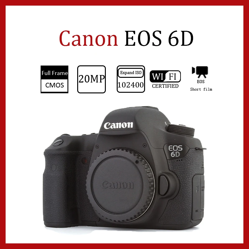 

Цифровая зеркальная камера Canon EOS 6D с автофокусом и встроенной вспышкой