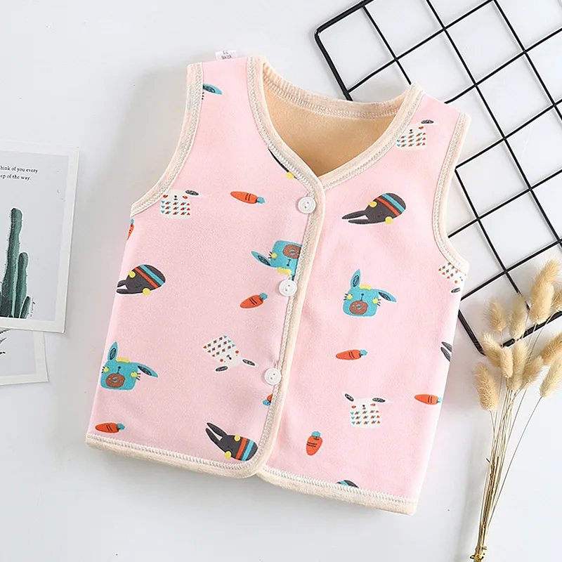 Детская жилетка для маленьких девочек и мальчиков пальто мягкая хлопковая