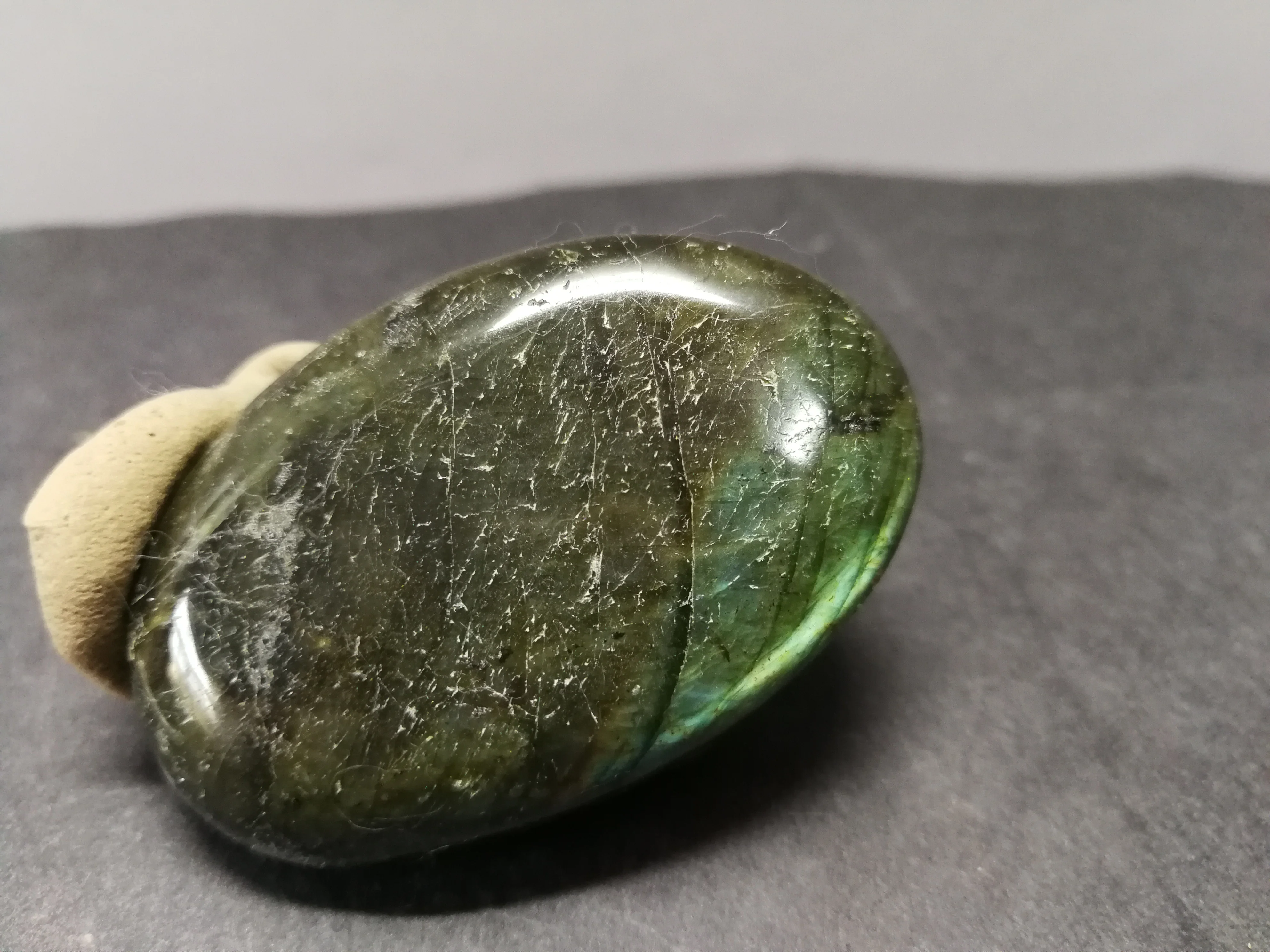 53 2 gNatural цвет Лабрадор с украшением в виде кристаллов образец кварца украшение