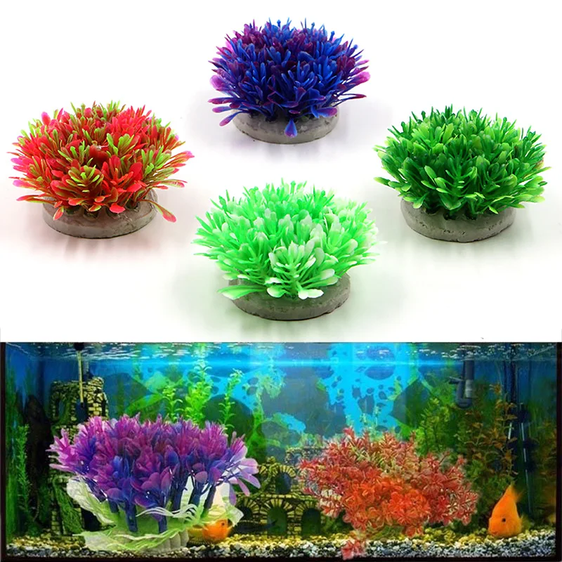 

1Pcs Simulation Water Grass Plastic Plants For Fish Tank Decoration Underwater Artificial Plants Aquarium Lanscaping Ornaments