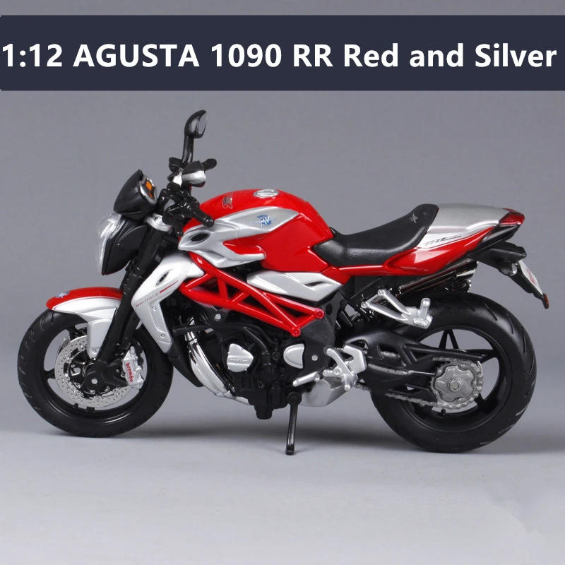 AGUSTA 1090RR Maisto 1:12 Yamaha 450F моделирование сплав Мотокросс серии авторизованный модель мотоцикла игрушечный автомобиль - Цвет: AGUSTA 1090RR