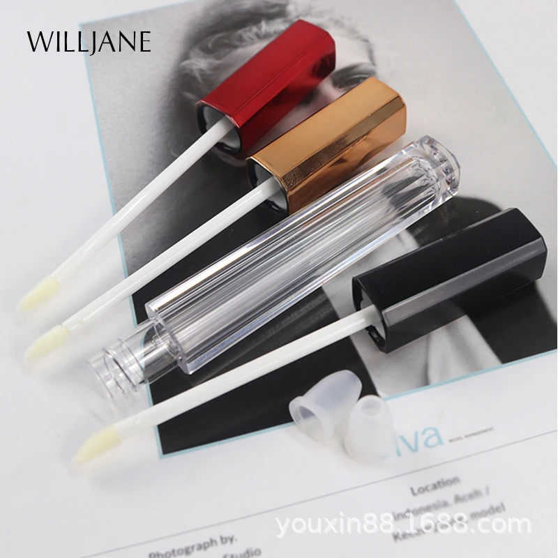 Логотип на заказ 4 5 мл сделай сам тюбик для блеска губ пустая прозрачная