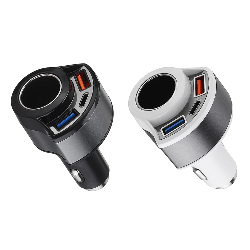 Быстрая зарядка USB Type C Q 3 0 Dual быстрая автомобильное зарядное устройство для