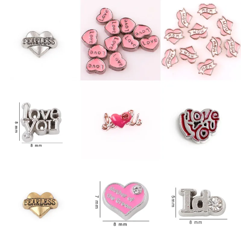 

20 шт., сплав, надпись, сердце, любовь, плавающая искусственная кожа, кулон для мамы, для памяти, живая Декорация