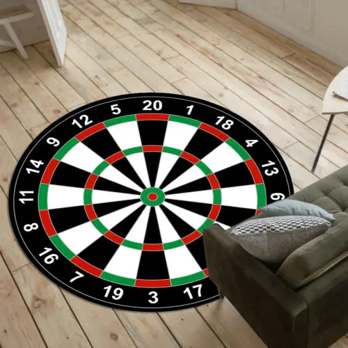 Дротика доска шаблон Круглый площадь ковер спальня гостиная стул коврик Декор |