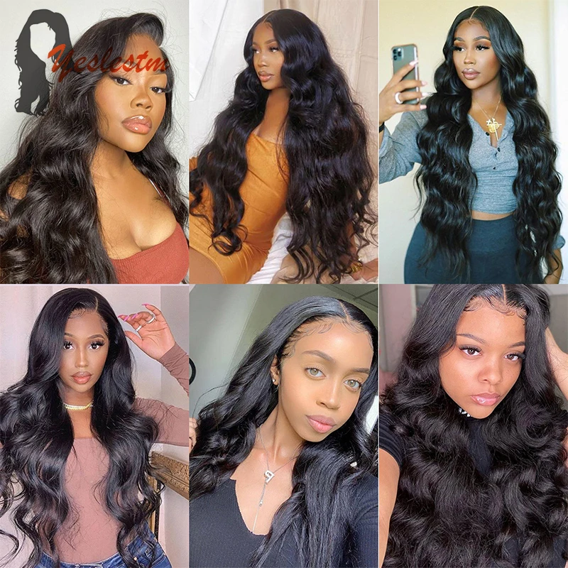 

Yeslestm Body Wave Lace Front Wig For Women 13x4 150% Lace Front Human Hair Wigs PrePlucked Brazilian Human Hair Closure Wig
