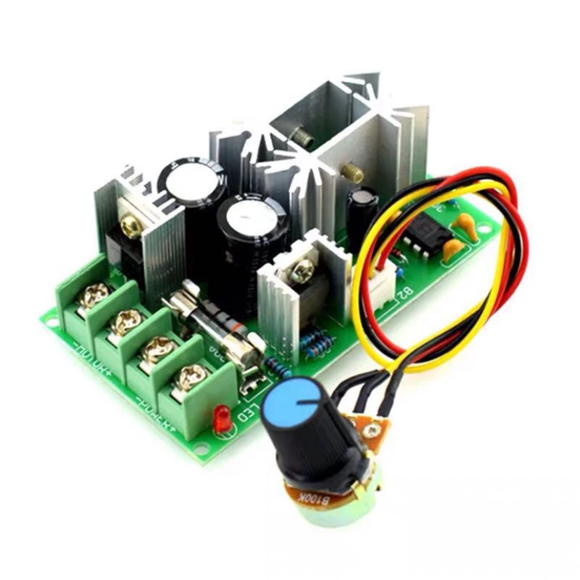 

12V PWM DC Motor Speed Controller Switch 20A Current Voltage Regulator 10-60V 60A 12V 24V 36V 48V PWM High Power Drive Module