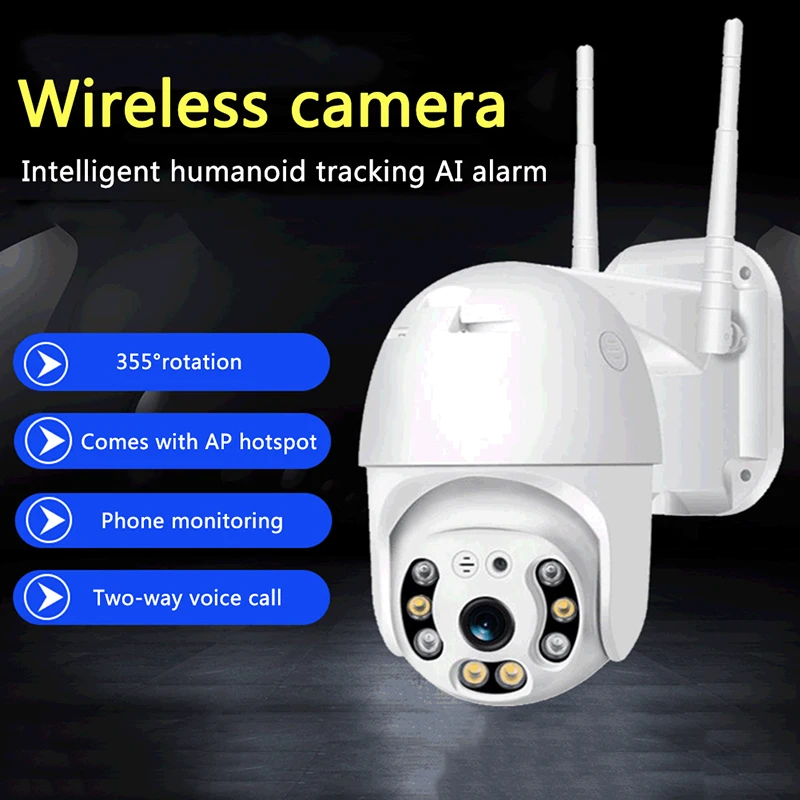 

Wifi PTZ Camera Outdoor Wireless Surveillance Camera Auto Tracking Home Security CCTV IP Camera