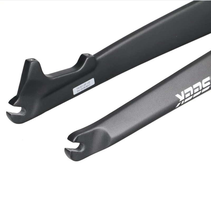 TOSEEK Carbon fiber bike fork Tapered Rigid Bicycle Fork e disc brake 26 /27.5/ 29 ER inch mtb UD Black bicycle accessories 570g | Спорт и