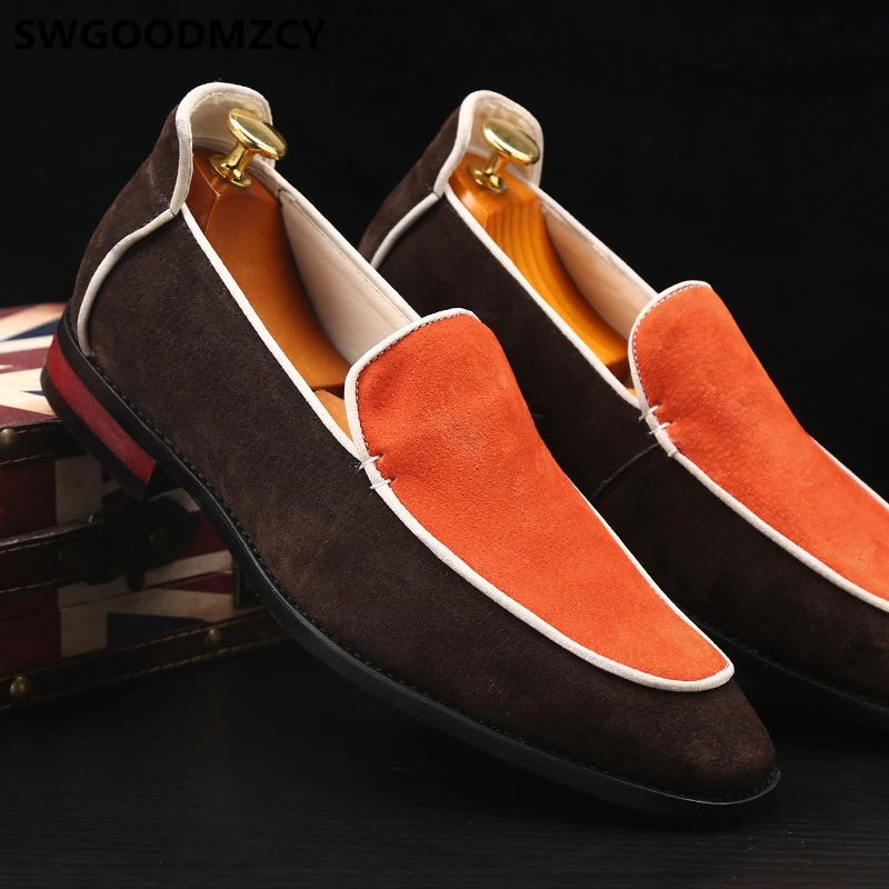 Туфли-оксфорды для мужчин Лоферы итальянская дизайнерская обувь Мужские офисные