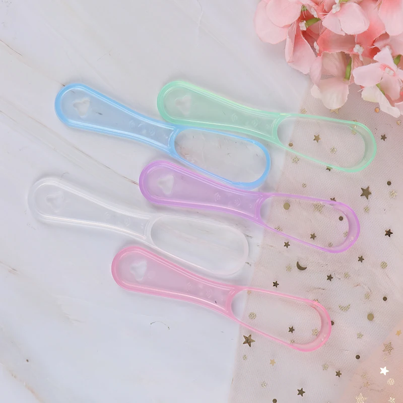 5 цветов язык скребок очиститель открытым носком ручной инструменты щетка для