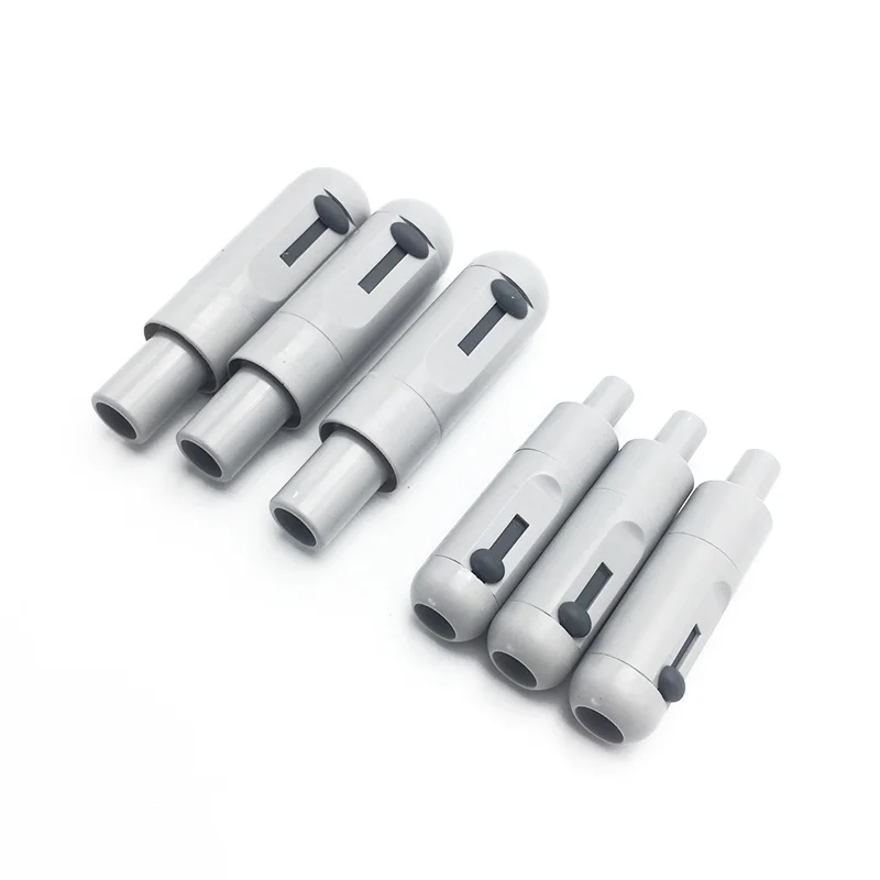 6 шт. Серый Универсальный HVE клапан уровня вытирания слюней младенцев поворотный