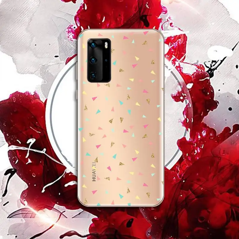 

Love heart cute cartoon bling Phone Case Transparent for Huawei P honor 8 10i 20 30 40 smart 2019