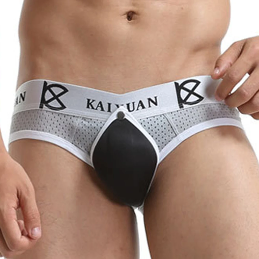 Мужское сексуальное нижнее белье с низкой посадкой тянущиеся трусы дышащие u