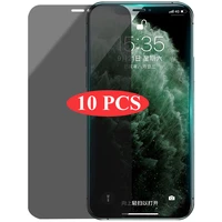 10pcs privacy screen protector for iphone 12 11 pro max full tempered glass for iphone 13 pro max xs max xr 6 7 8 plus anti spy