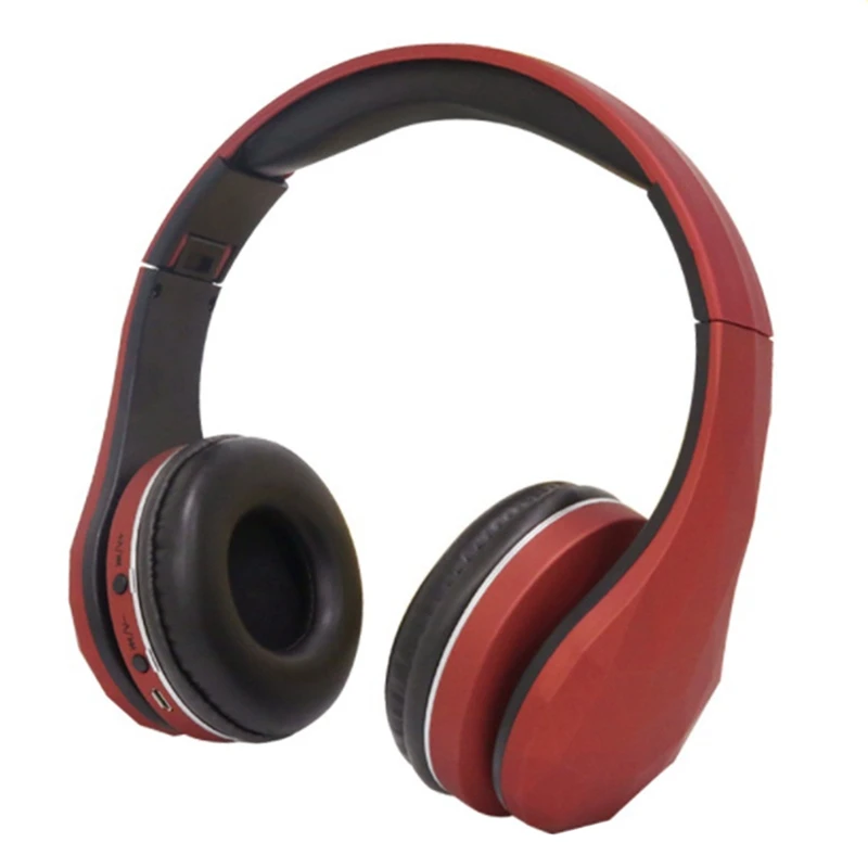 

Headband Bluetooth Headset Foldable Wireless Headphones TF Card FM Bluetooth 3 in 1 for TV Travel Work Running