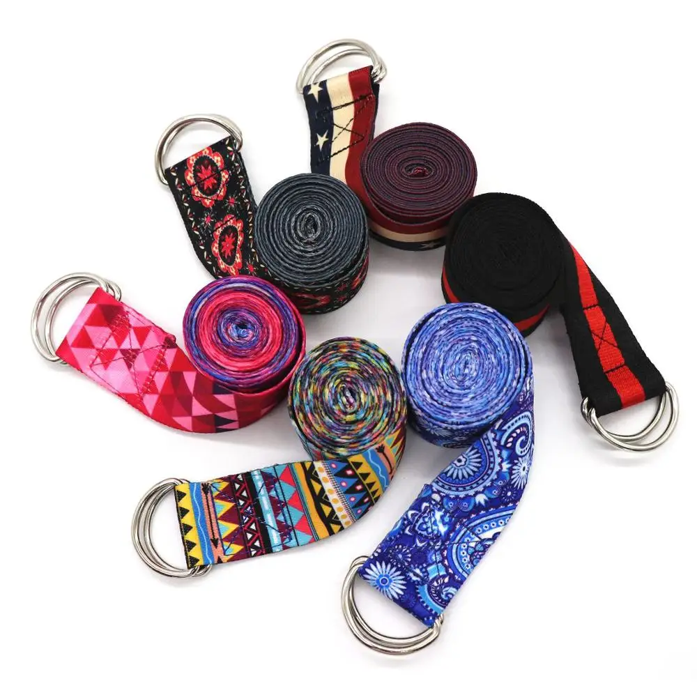 

Multi-Colors Women Yoga Stretching Belt Fitness Men And Women Sports Accessories Resistance Hip Elastic Band
