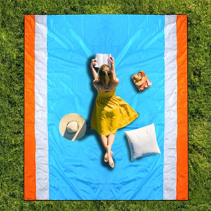 83 &quotx 79&quot водонепроницаемое пляжное одеяло без песков для кемпинга кровать