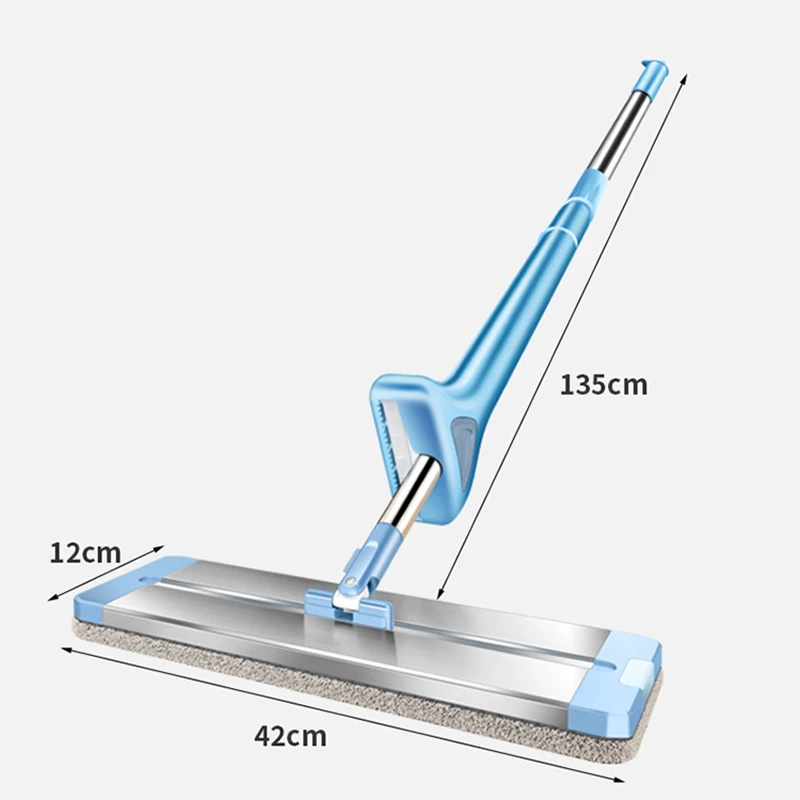 

Auto Spin Squeeze Mop Magic Self-Cleaning Flat Mop Lazy Home Cleaning Tools For Washing Floor Home & Kitchen Product