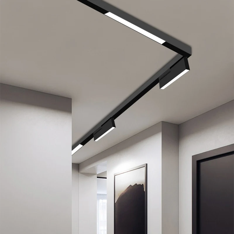 Креативный Магнитный светильник поверхностного монтажа s освещение линейная