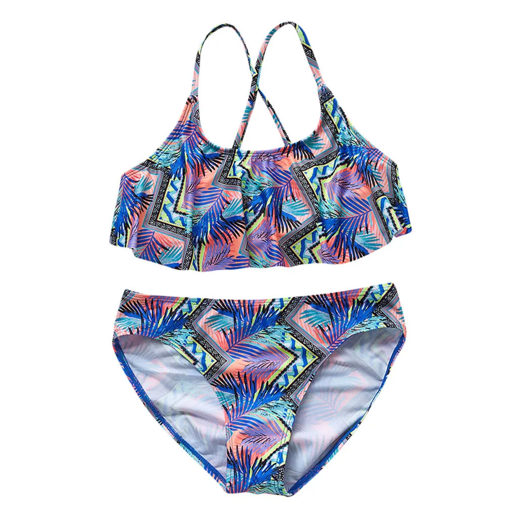 Детская одежда для купания летняя пляжная с принтом девочек-подростков