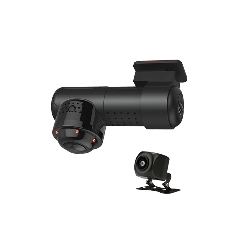 Мини видеорегистратор для автомобиля eMMC 2160P 4k HD запись 24H монитор парковки Мини рекордер 360 градусов панорамный Wifi Автомобильный рекордер