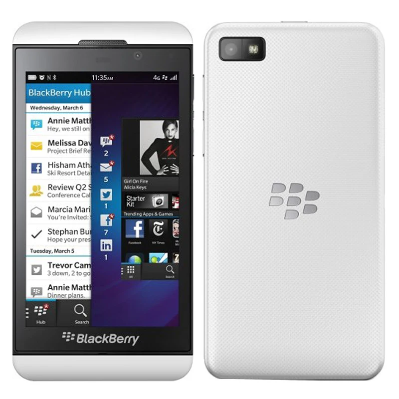 Blackberry Z10 двухъядерный отремонтированный мобильный телефон GPS WiFi 8MP 4 2 &quot2 Гб ОЗУ 16