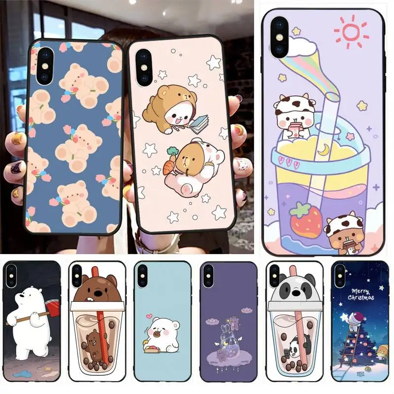 

Cartoon Bear Phone Case for iphone 12 Mini SE 2020 5 5S 6 6S Plus 7 8 Plus X XR XS 11 Pro Max Fundas Coque cover