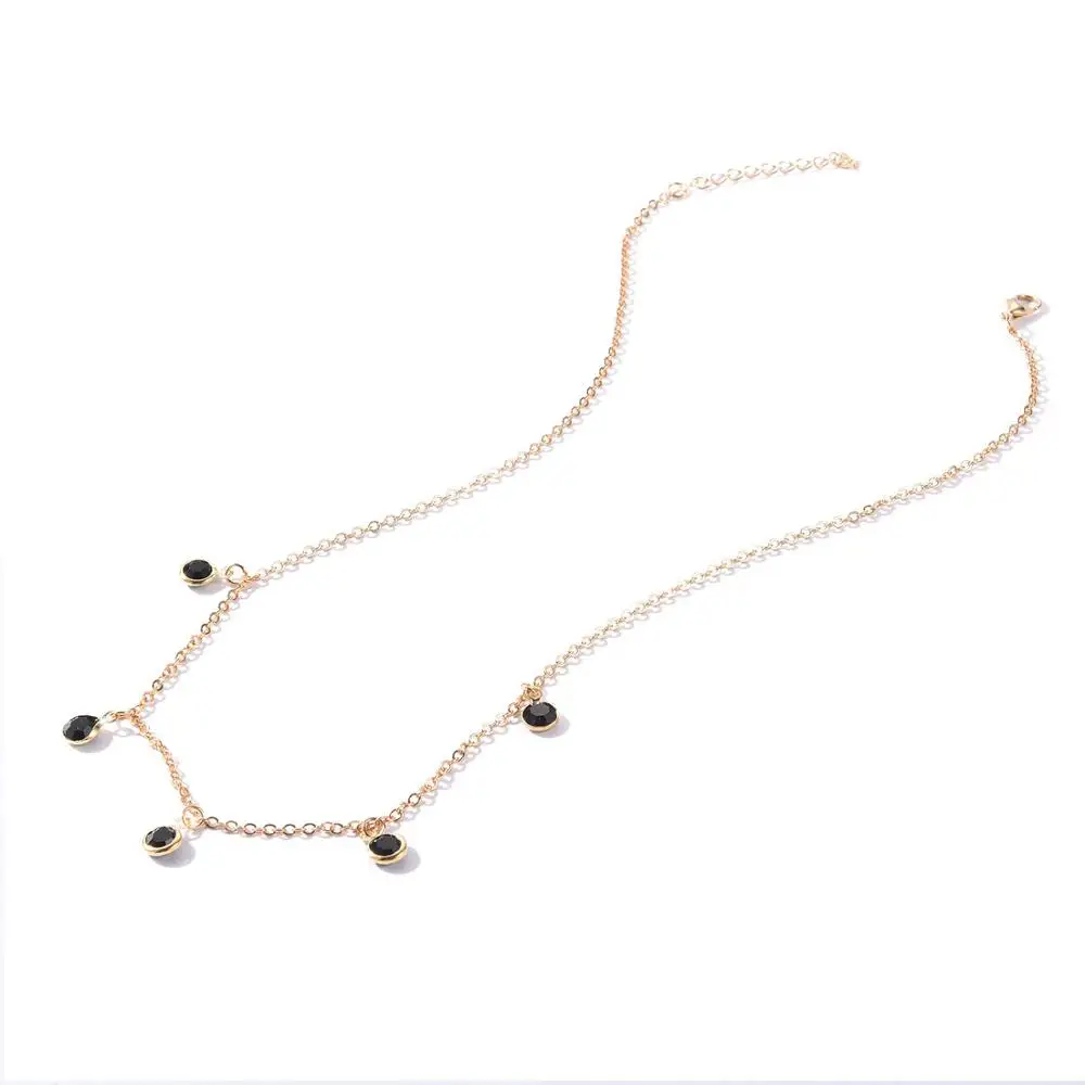 Модная акриловая цепочка с кулоном для женщин колье-чокер Femme Jewelry XL1081