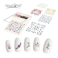 newcome 30pcs nail stickers cute cartoon stickers for nail foil love heart design nails accessories diy nails art decoration