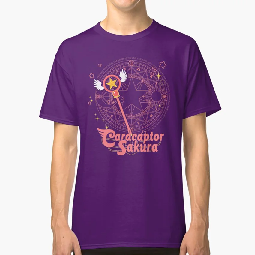 Фиолетовый CCS-Magic Circle футболка cardcaptor sakura ccs карта captor Магия сакуры круг - Цвет: Фиолетовый