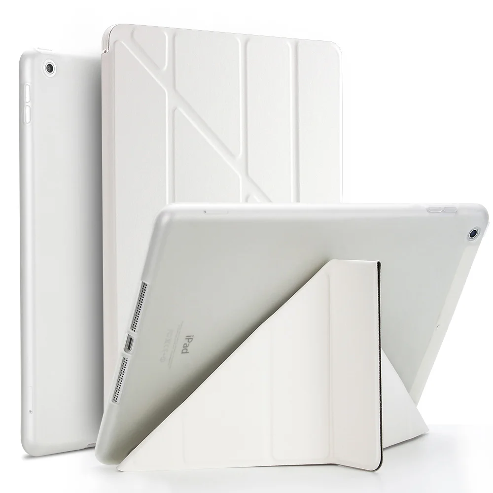 GOLP Чехол для iPad Air 2, PU кожаный чехол-подставка с откидной передней крышкой из мягкого ТПУ Смарт-Чехол для iPad Air 2