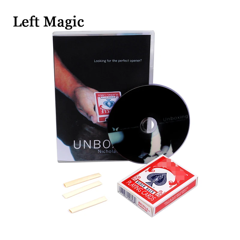 Распаковка Николаса Лоуренса и сансмента (DVD + трюк)-карточка магические трюки