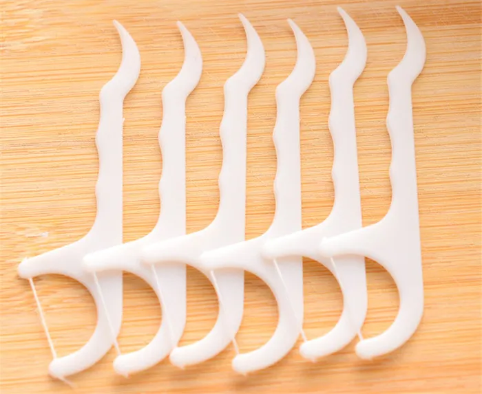 Большая Акция 20 шт пластиковый стоматологический Стик для зубной нити