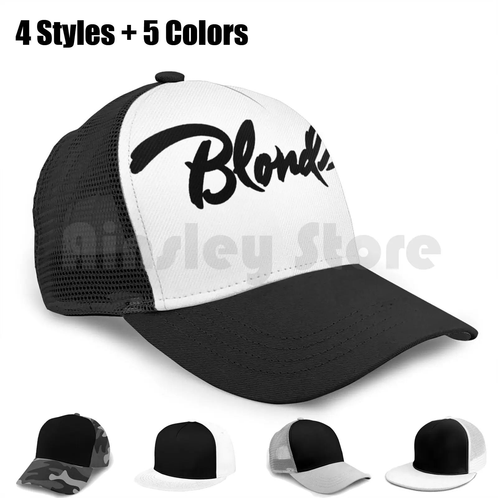 

Бейсболка Blondie унисекс, сетчатая Повседневная регулируемая бейсболка с принтом, лучший тренд, графические шоки, бестселлер, коричневый Зак, ...