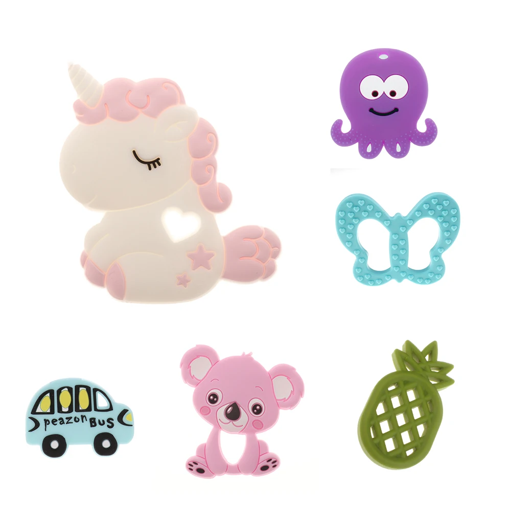 ATOB Силиконовые Прорезыватели для зубов животные коала детское кольцо