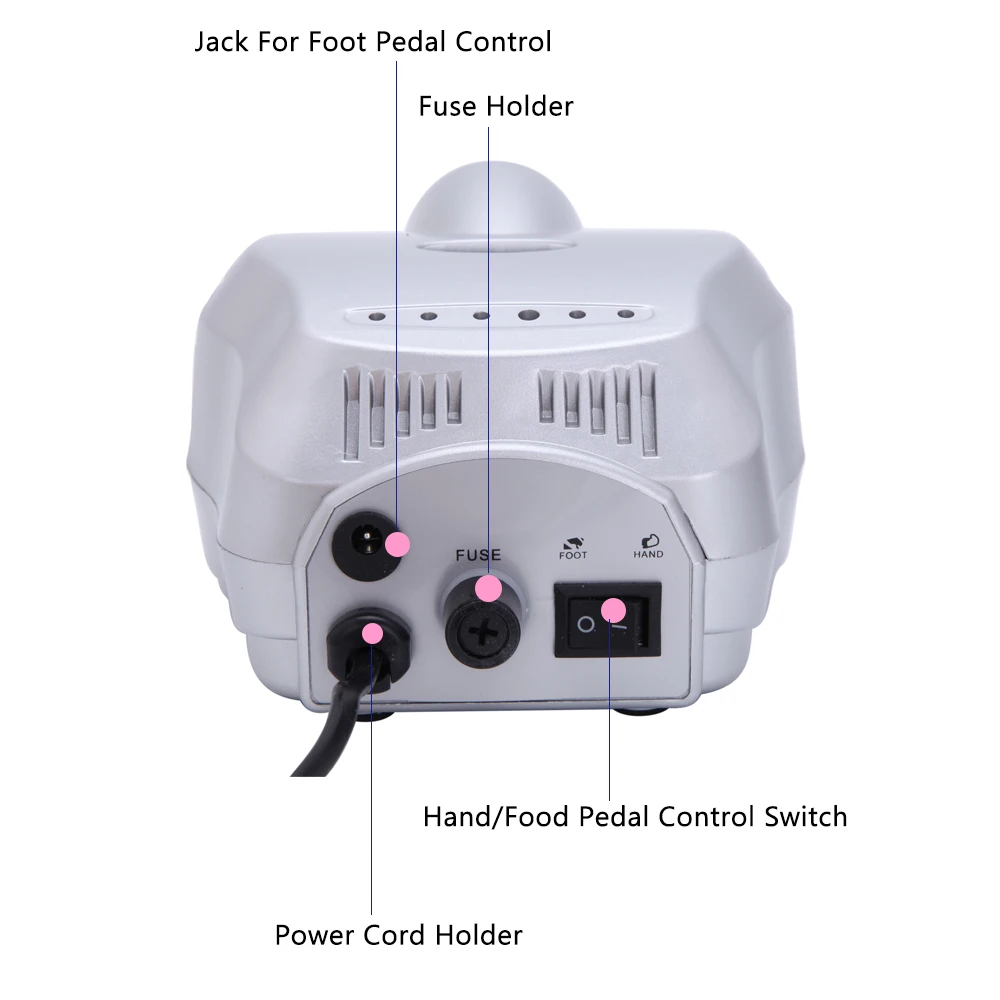 Профессиональная электрическая дрель для ногтей 30000 об/мин пилочка инструмент