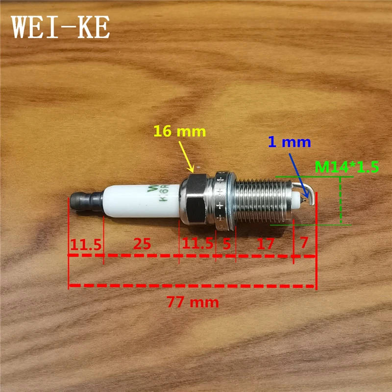 O 4 шт. одиночные Платиновые Свечи зажигания для VW EOS 2 0 TSI TFSI TIGUAN 4motion SCIROCCO R 101 905 611 G |