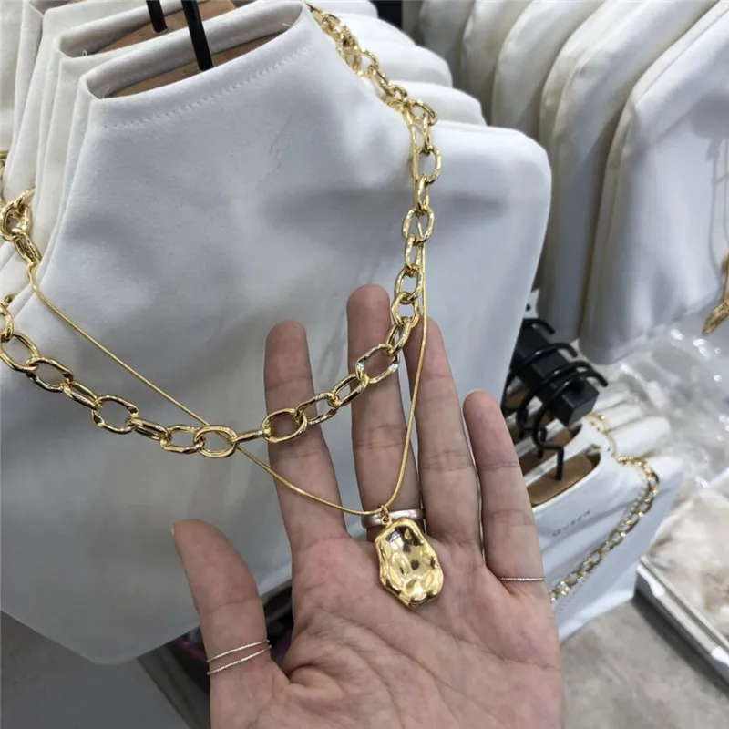 Модная крутая квадратная подвеска в стиле хип хоп панк массивная цепь чокер