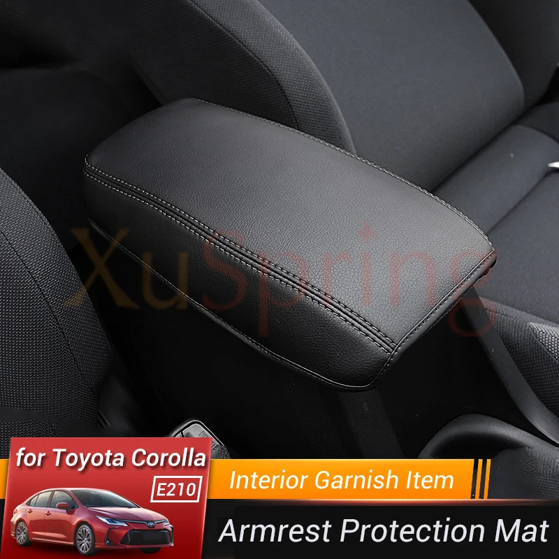 

Car Armrest Console Cover Cushion Support Box Top Matte Liner Mat Case Car-style for Toyota Corolla 2019 2020 2021 E210 12th