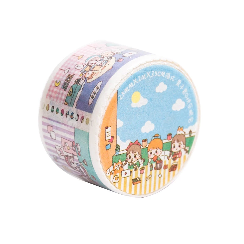 

Retro Stamp Washi Tape Van Gogh Hand Account Masking Tape Cute Photo Album Diary DIY Decoration Stickers Easy To Tear Label