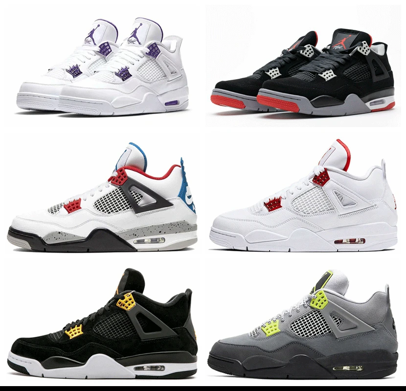Аутентичные Ретро дизайнерские баскетбольные кроссовки с воздушной подошвой 4