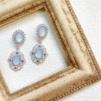 avebien 2021 trendy blue opal womens earrings retro palace exaggerated female stud earrings %d1%81%d0%b5%d1%80%d1%8c%d0%b3%d0%b8 %d0%b3%d0%b2%d0%be%d0%b7%d0%b4%d0%b8%d0%ba%d0%b8 fashion accessories